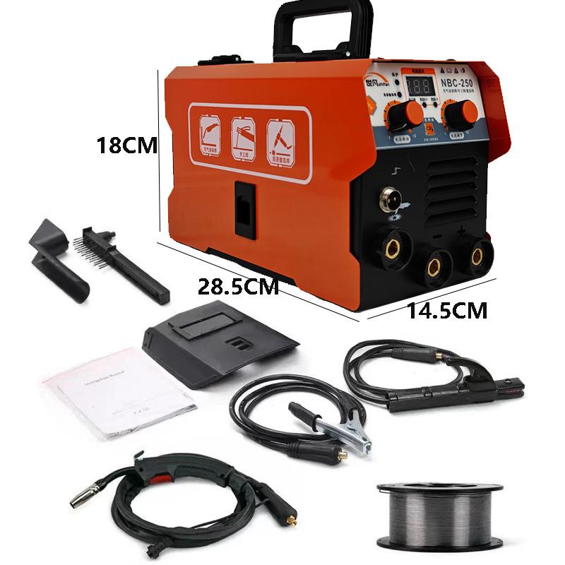 MIG-250 household gas shielded gas welding machine, manual welding, gas shielded gas welding and argon arc welding multi-functional integrated welding machine pic 6
