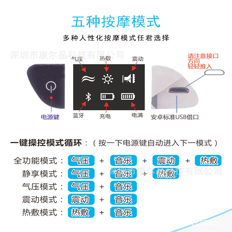 Hot compress eye protection device, heating air pressure eye mask eye care device to relieve eye fatigue, intelligent eye massage instrument for dryness K80 pic 12