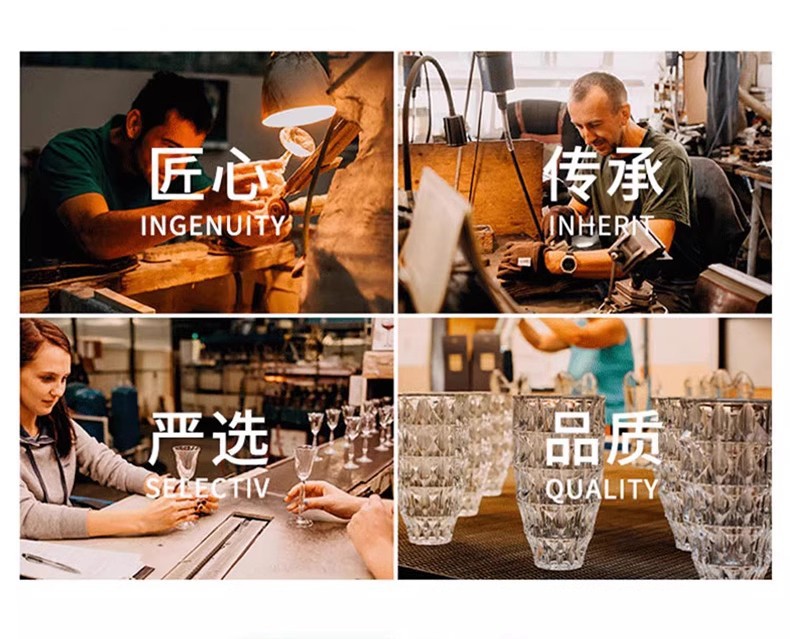 捷克进口水晶果碗客厅家用干果沥大号盘子精致家用瓜子高颜值果盘详情4