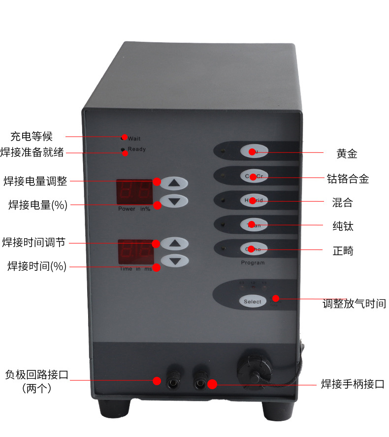 大功率牙科齿科正畸点焊机自动数控碰焊机氩弧焊接机金银首饰焊接详情14