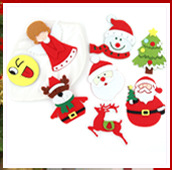 韩版圣诞驯鹿雪人圣诞老人圣诞树配饰毛绒麋鹿发箍头饰配件详情15