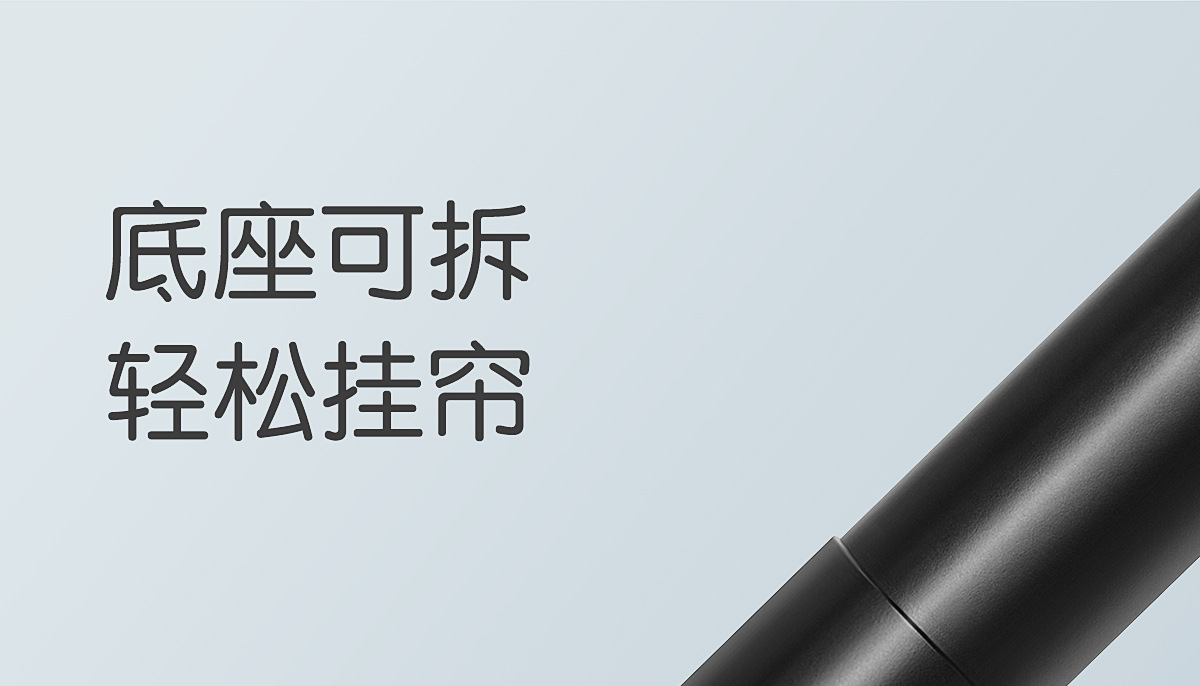 免打孔伸缩窗帘轨道侧装挂钩式静音安装免钉窗帘杆罗马杆滑轨扣环详情9