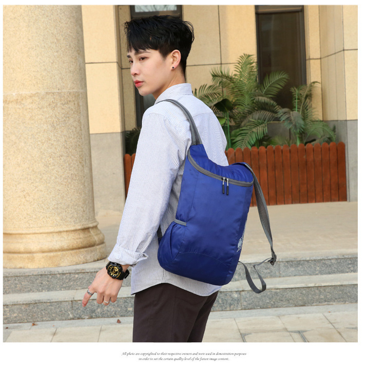 Wholesale of cross-border best-selling ultra-light skin bags, casual travel portable storage bags, and multi-functional foldable backpacks pic 20