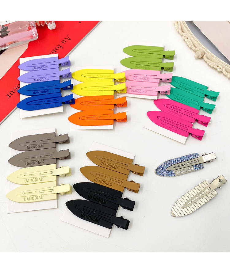 白鹿同款无痕发夹女侧边前额刘海边夹小卡子化妆发卡鸭嘴夹子头饰详情40