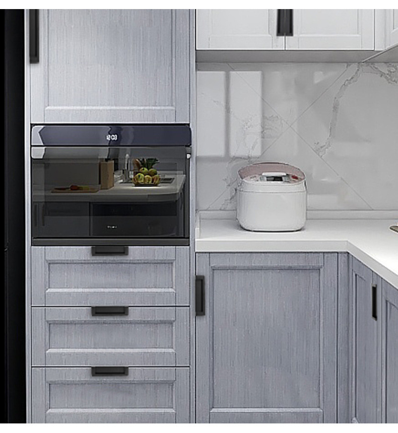 黑色嵌入式暗装拉手金色银色抽屉把手青古铜挖槽移门加长对装拉手详情8