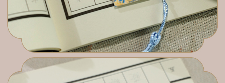 文创国风古风书签空白中国风手写diy书签蜡染宣纸半生熟书法专用国潮详情14