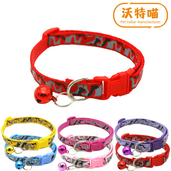 宠物贴布项圈狗狗猫咪项圈单脚印爪印铃铛项圈猫扣项圈爆款项圈详情11