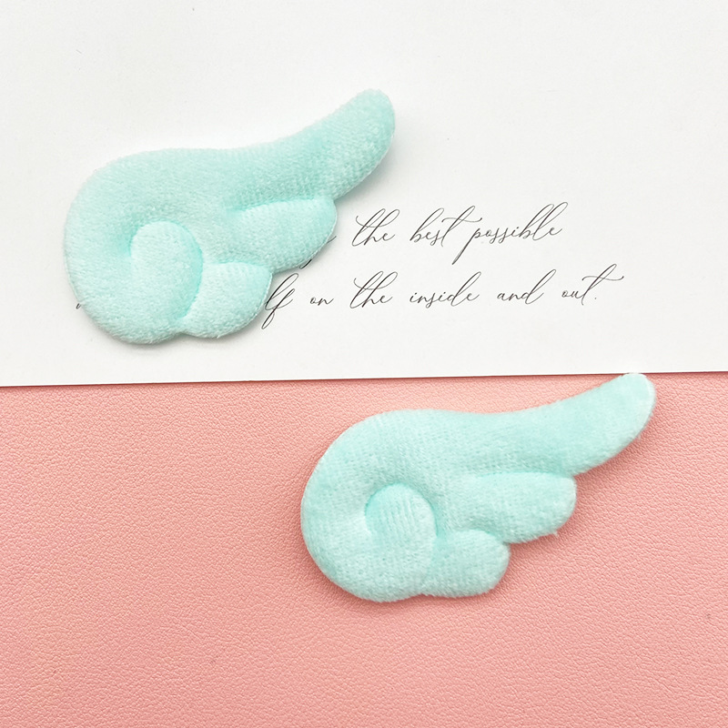 热销秋冬毛绒天使翅膀diy布艺发夹头饰饰品配件服饰辅料义乌配饰详情11