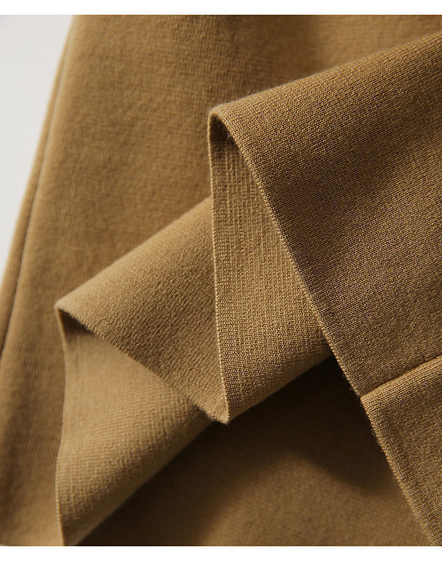 高端精品法式慵懒风秋质显瘦款美丽奴羊毛针织外套+阔腿裤裙套装详情19