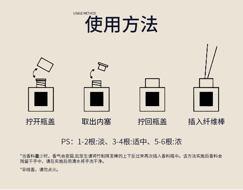 无火香薰卧室持久家用栀子花香薰摆件酒店室内房间留香去异味香熏详情8
