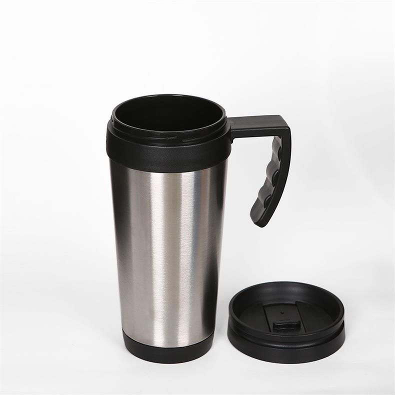 Foreign trade stainless steel double-layer 304 insulated cup, portable thickened coffee cup, car cup, large capacity with heat preservation pic 12