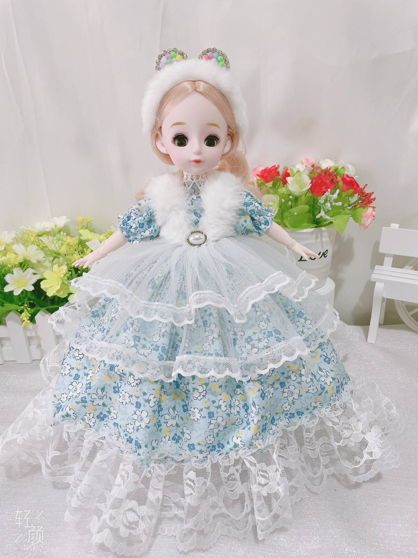 New 30CM singing and blinking smart Barbie doll Lolita doll Vinyl toy doll in stock pic 3