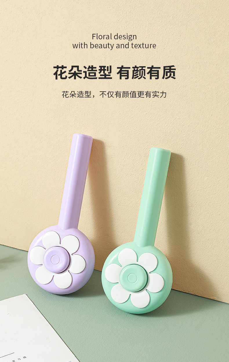 Flower pet cat comb, stainless steel needle massage cleaning needle comb, dog hair removal brush, portable one-click self-cleaning comb pic 11