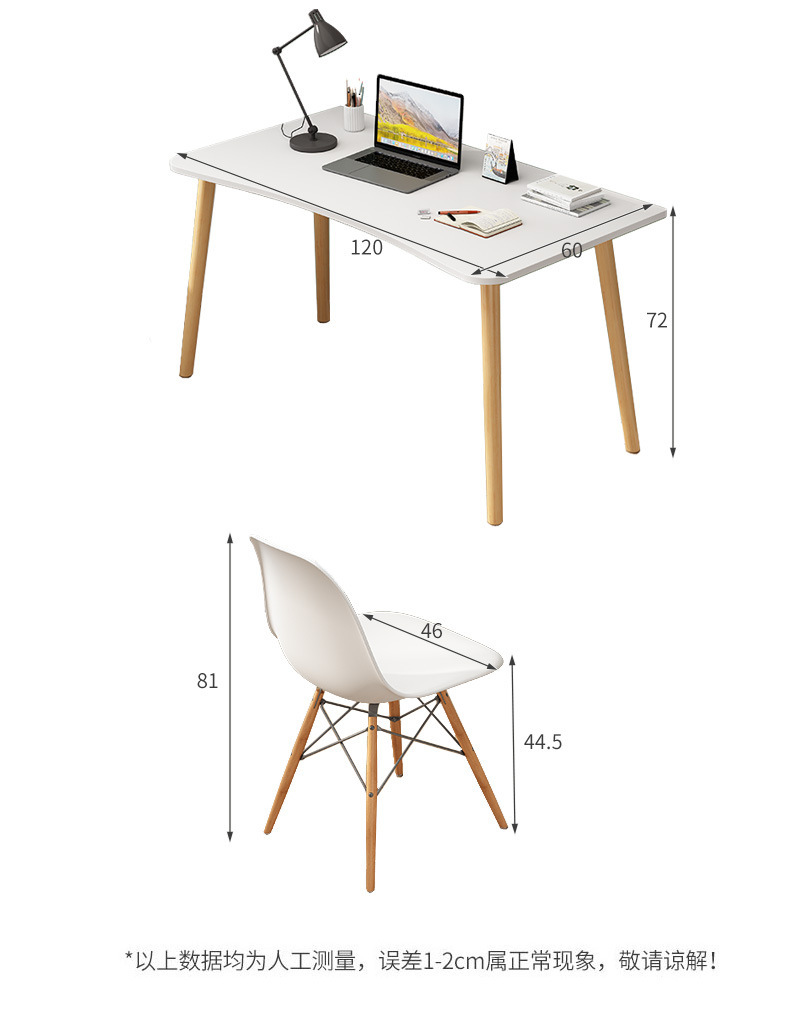 Simple desk, simple bedroom small table, rental house study writing desk, simple office desktop computer desk pic 13