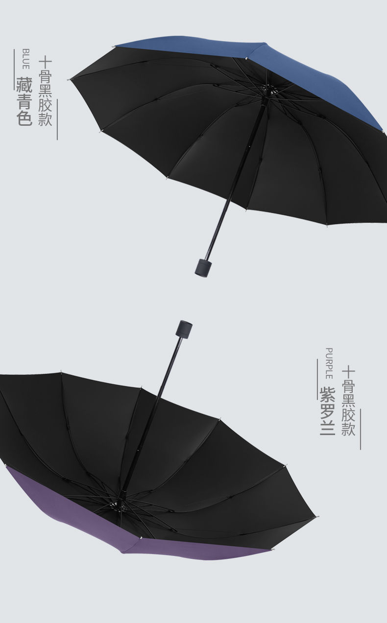 十二骨超大雨伞加厚加粗抗风大雨伞晴雨两用结实耐用可定制可批发详情12
