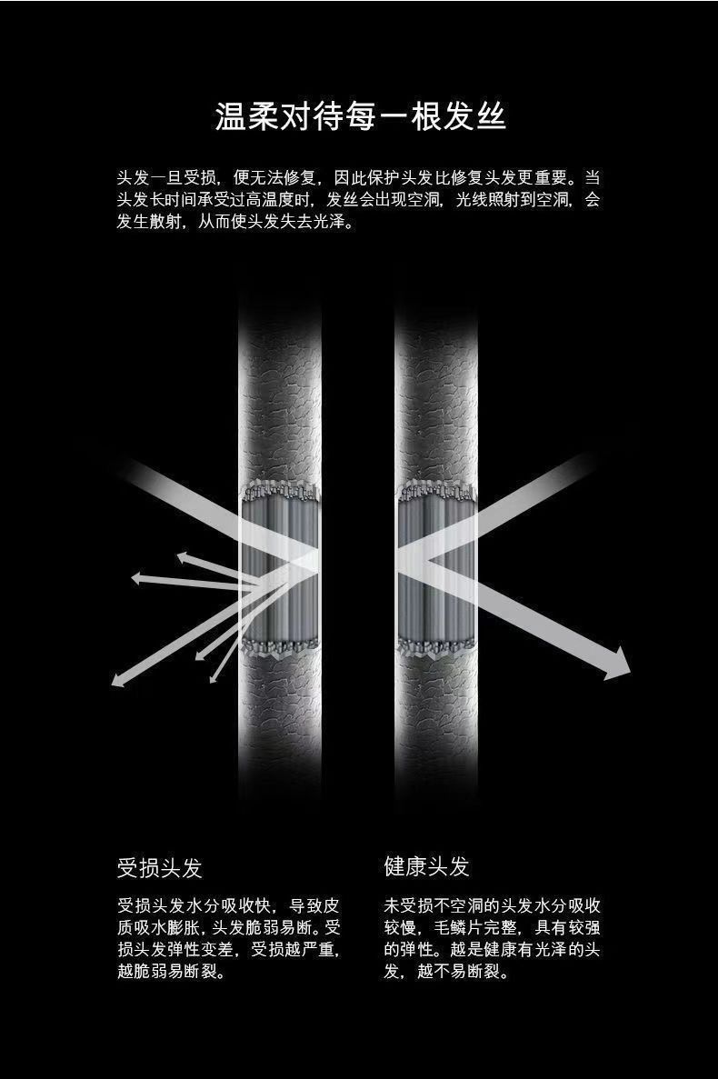 双磁吸华强北电吹风机无叶负离子护发家用理发专用风筒静音大功率详情15