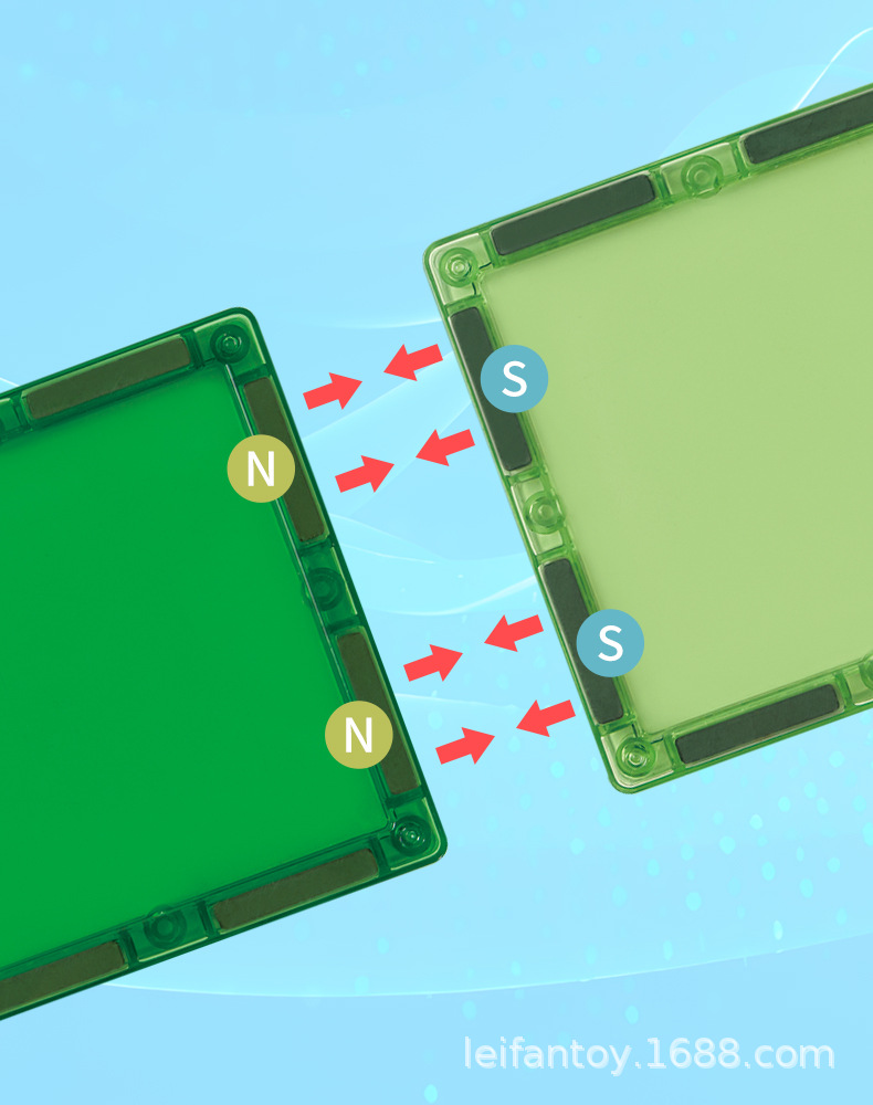 Cross-border. Magnetic sheet farm Dinosaur scene Color window Magnetic sheet Early education assembly building block toys pic 5