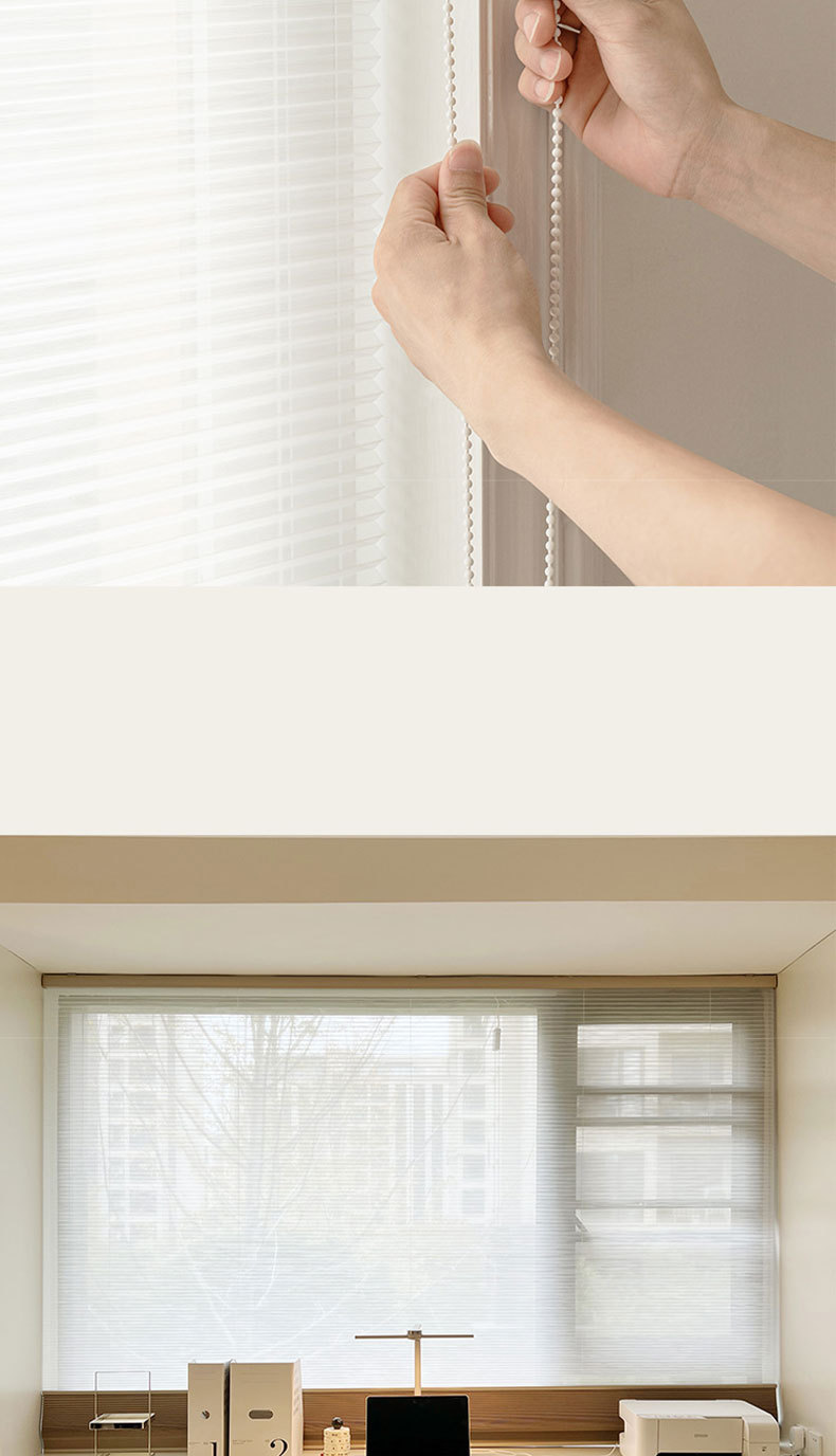 Factory direct sales of heat insulation and sunshade day and night honeycomb curtains for bedrooms, balconies, offices, and home use, as well as fully blackout curtains pic 11