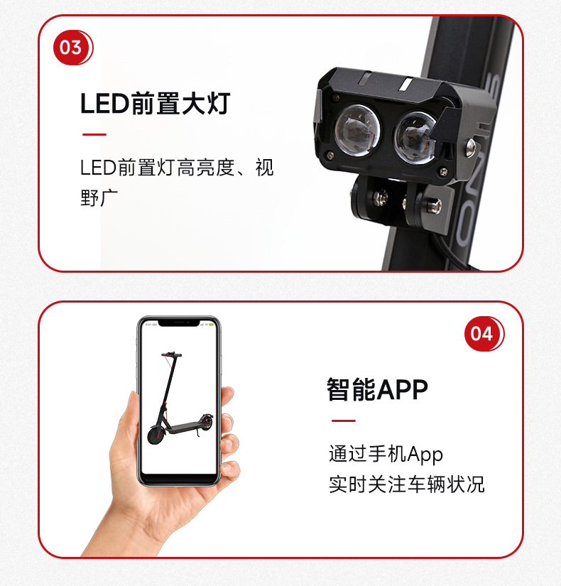 跨境双1200W电机52V15Ah高弹减震代步车超大功率锂电池电动滑板车详情11