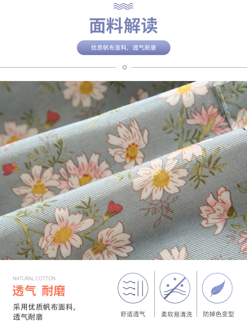 围裙女夏季防水家用厨房做饭帆布围裙餐饮工作服广告围裙批发围腰详情5