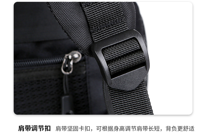 双肩背包男士黑色跨境双肩背包笔记本电脑包定 制LOGO双肩包厂家详情19