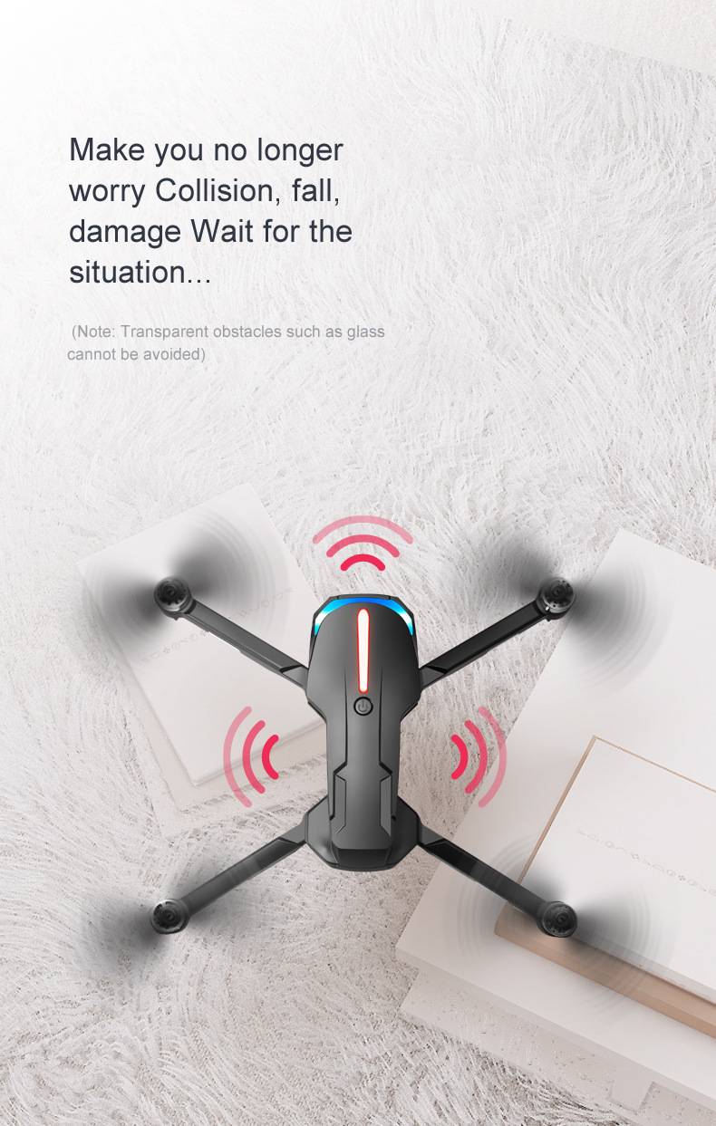 The cross-border unmanned aerial vehicle RG100PRO obstacle avoidance quadcopter with brushless motor and high-definition aerial photography remote control aircraft is for export pic 8