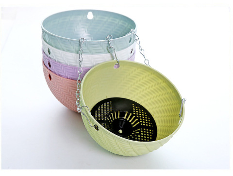 Suspended succulent plant, spider plant flowerpot, aerial cultivation of cymbidium goerpot, household green plant decoration plastic hanging basket pic 6