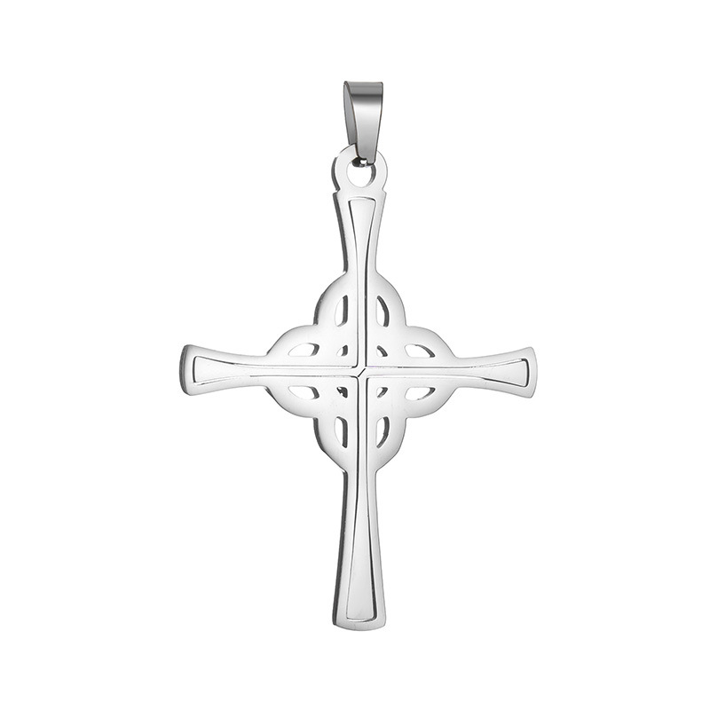 Half-price clearance sale of 36-style cross pendant and stainless steel cross necklace from the source factory for wholesale in stock pic 12