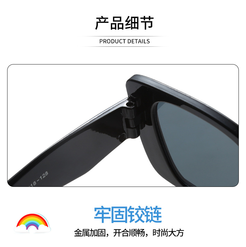 Nuevo estilo europeo y americano caja de niños gafas de sol gafas de protección uv moda hombres y niñas montar pasarela sombra gafas de sol lote pic 16