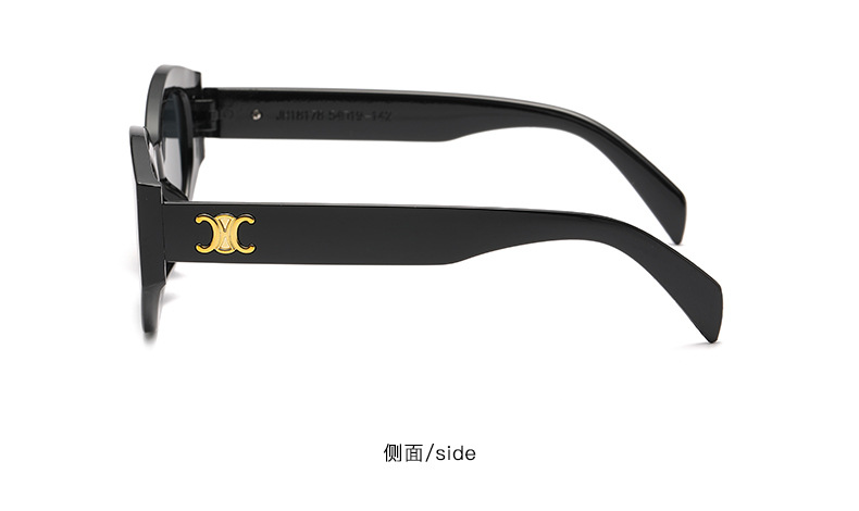 Retro triumph snow sunglasses for women, a new type of high-end oval angular sunglasses for sun protection and shading pic 29