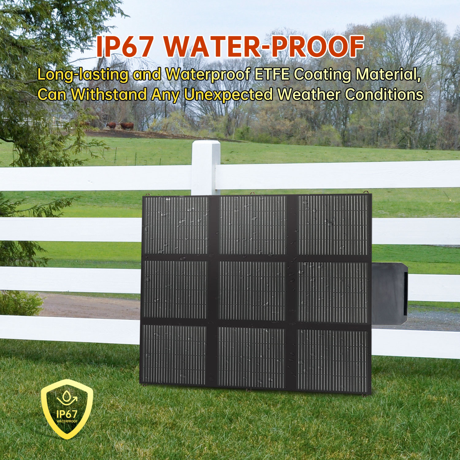 途阳300W地毯式太阳能折叠包单晶太阳能电池板户外便携应急充电详情6