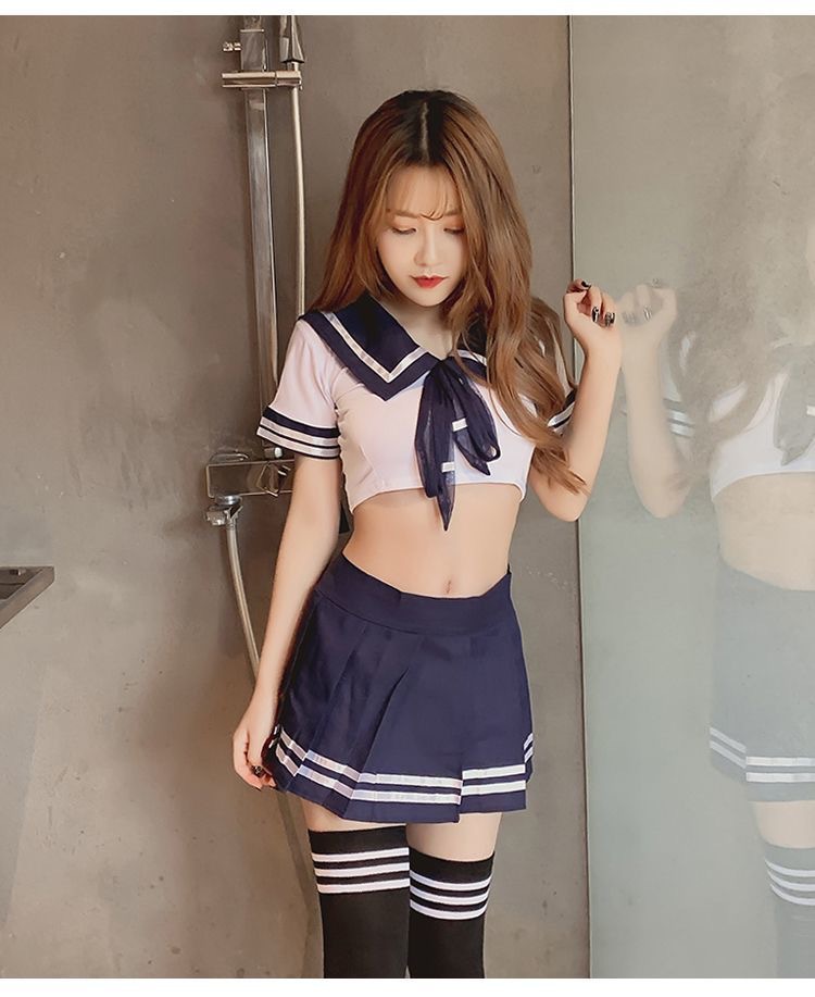 Erotic underwear, student uniforms, feminine erotic sets, pure and cute stage performance costumes, sailor suits pic 10