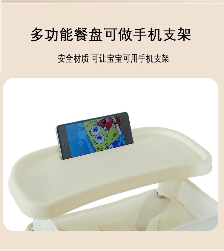 韩国INS同款宝宝露营折叠餐椅跨境便携式婴儿餐桌出口儿童小椅子详情8