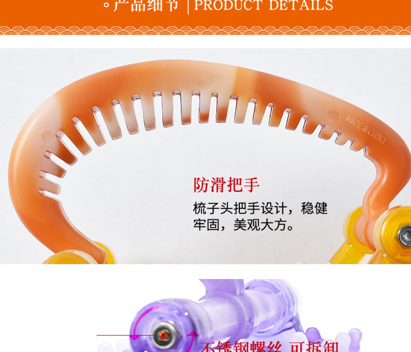 The manual roller full-body muscle massage and compression relaxation massage device for the lunar rover is selling well for fitness and relaxation pic 7