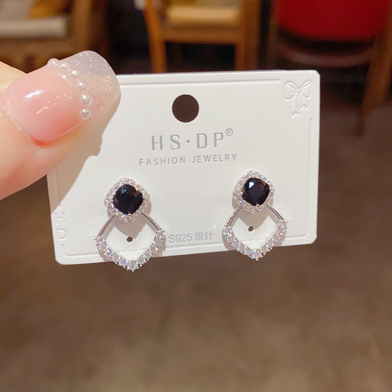 简约经典耳钉推荐100款百搭时尚925银针耳环锆石珍珠几何耳饰批发详情27