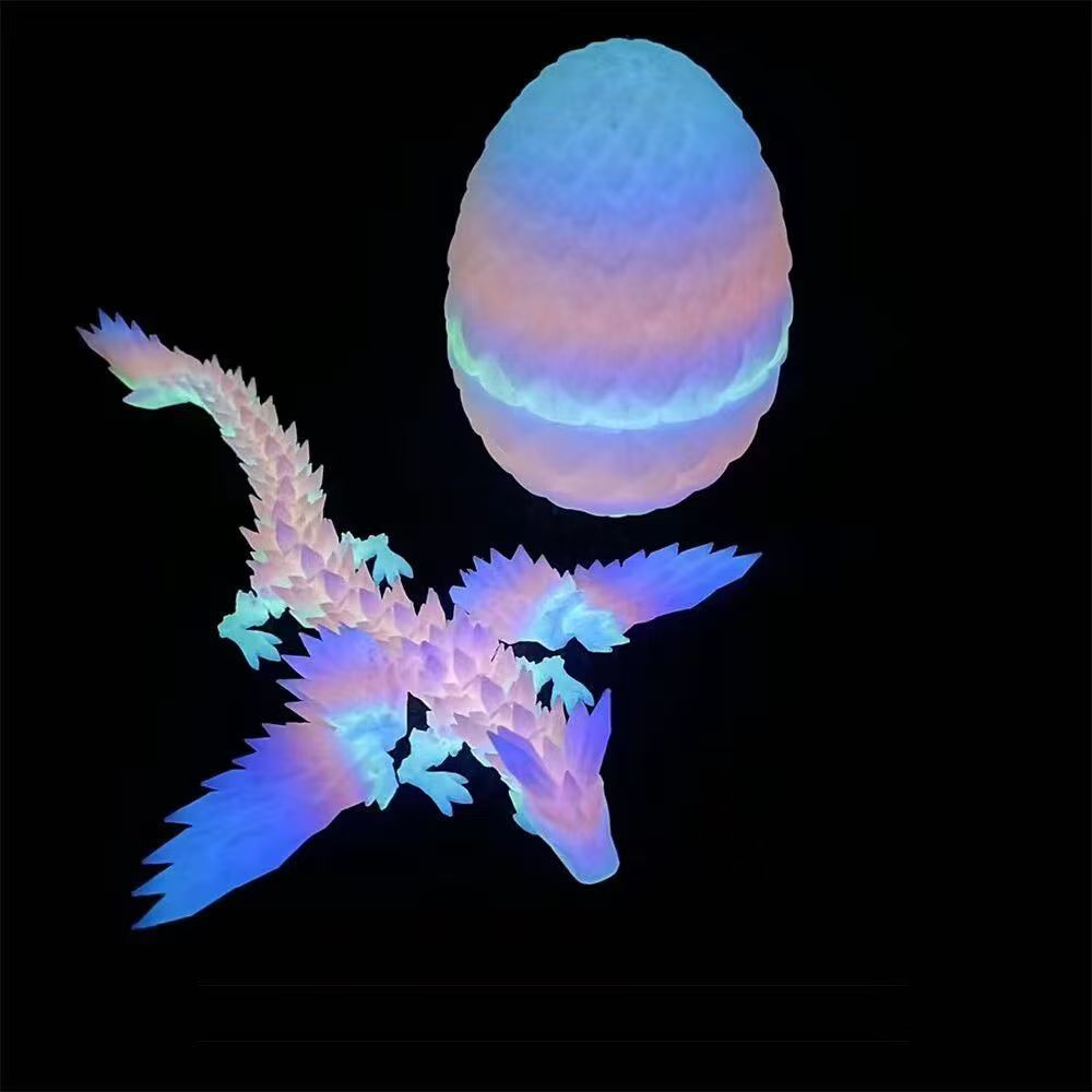 3D打印飞龙模型的3D打印高保材质任意造型适用于摆摊盲盒批发销小详情10