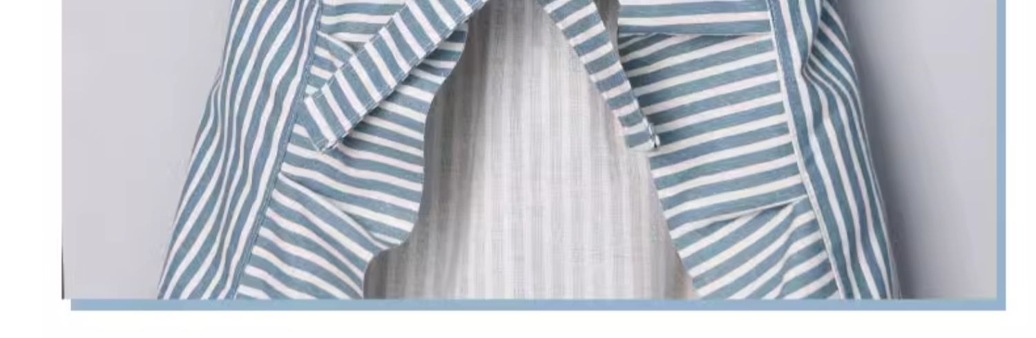 Lace apron, kitchen, home, waist belt, pocket, princess style, dirt-resistant, hand-wiping, waterproof and oil-resistant, wholesale of bibs pic 21