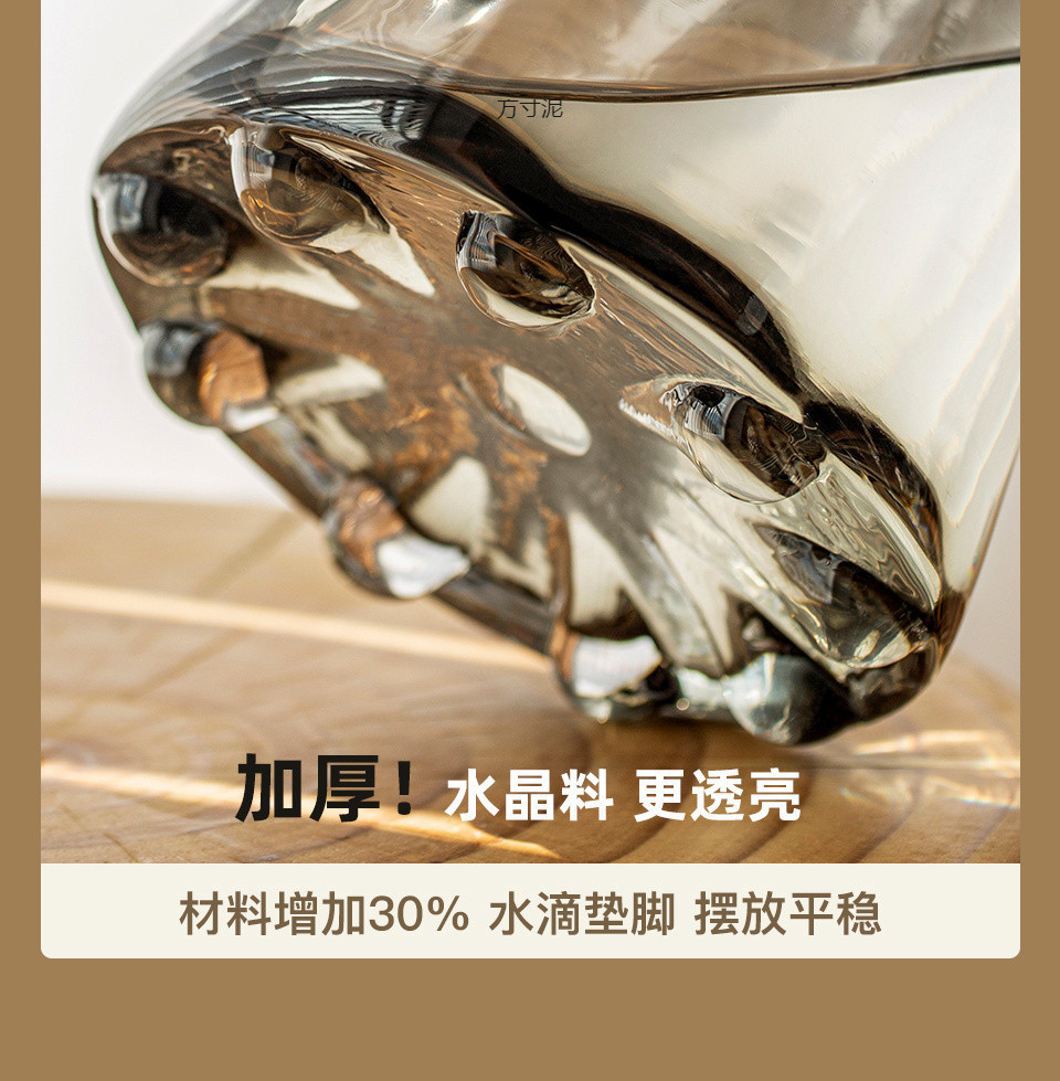 简约轻奢加厚ins风透明玻璃花瓶水养富贵竹鲜花插花客厅摆件批发详情12