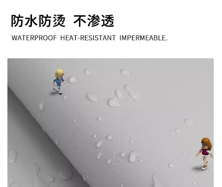 【支持一件代发】PU皮革桌垫纯色网红大号电脑茶几盖布盖垫鼠标垫详情12