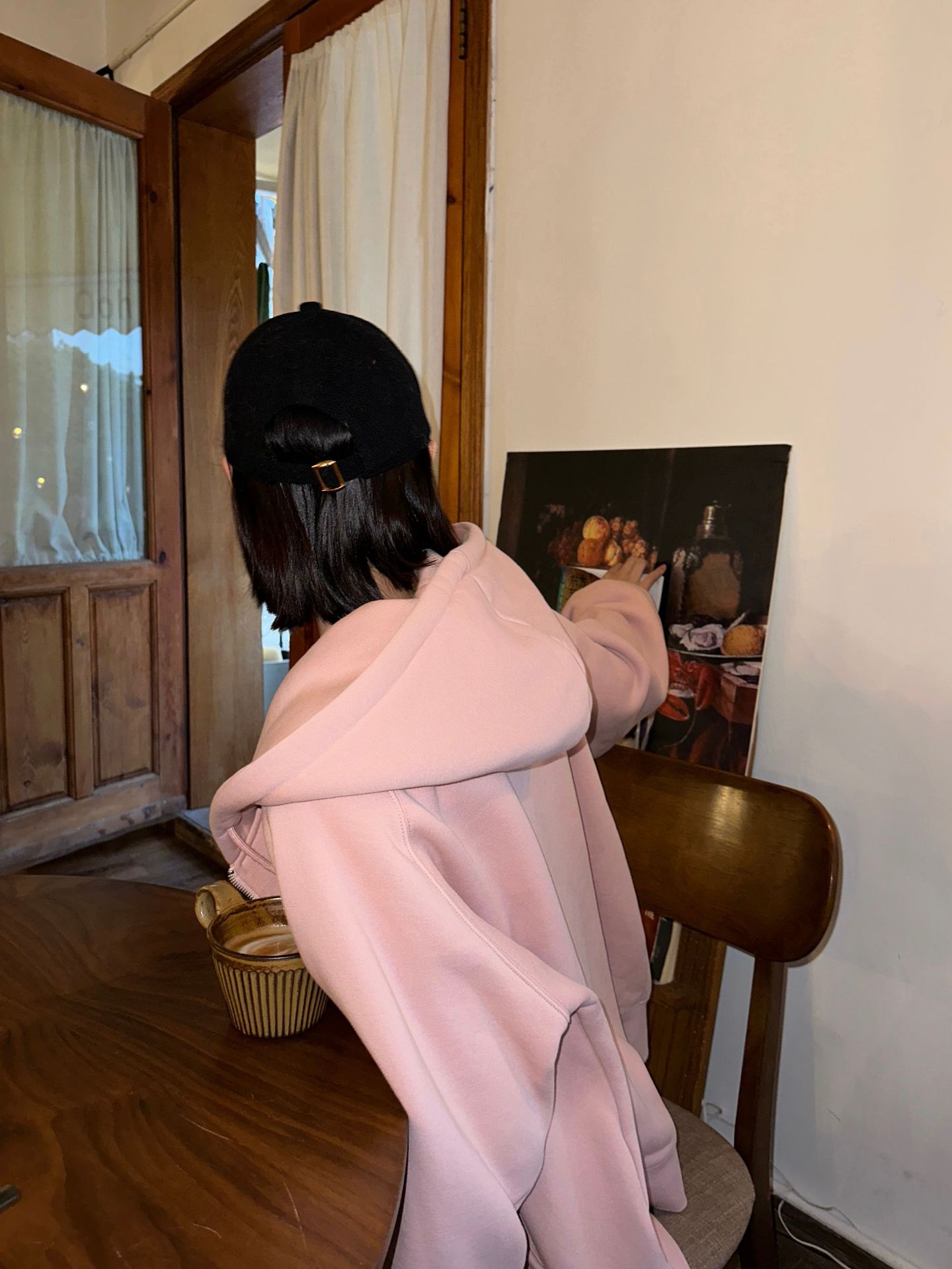 鸿衫重磅卫衣女高级感欧版卫衣开衫春秋宽松显瘦情侣连帽卫衣外套详情44