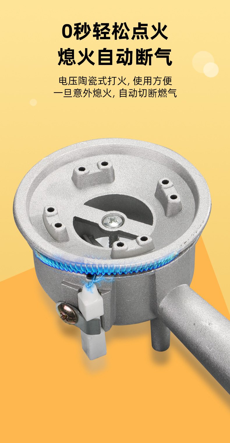 双头卡式炉户外露营烤肉便携燃气炉双眼不锈钢瓦斯炉双灶现货批发详情4