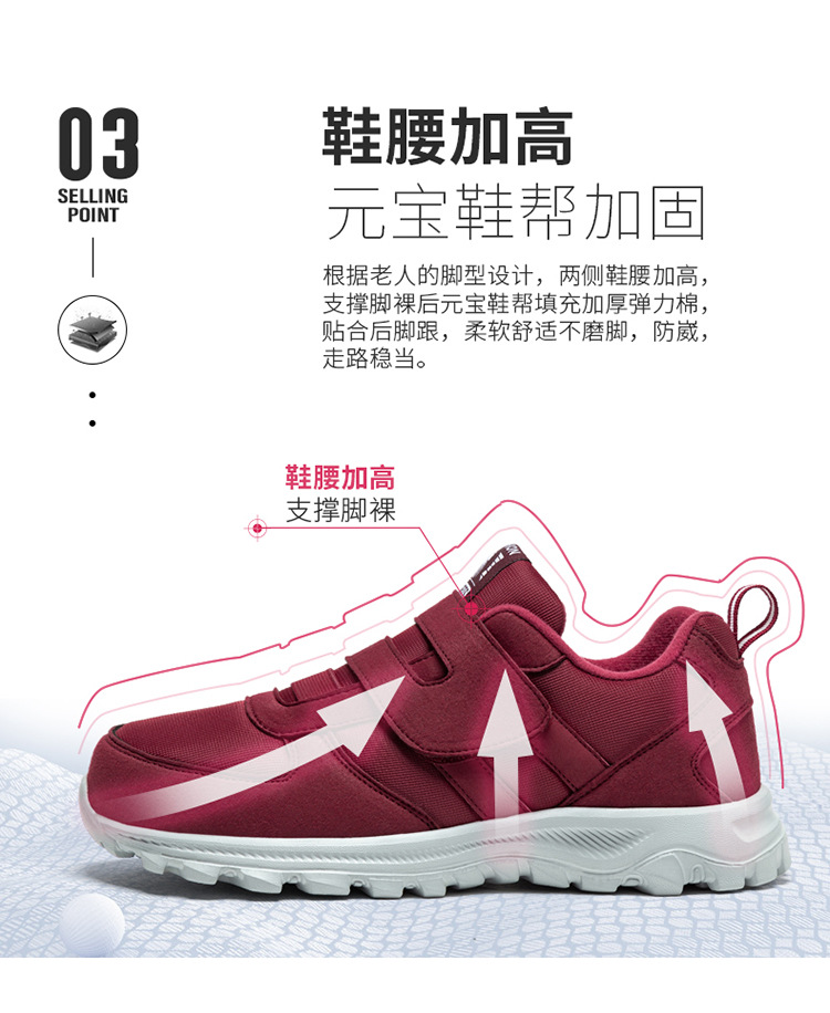 老人鞋脚肿专用鞋男爸爸鞋偏瘫痛风加宽健步鞋春季中老年软底防滑详情6