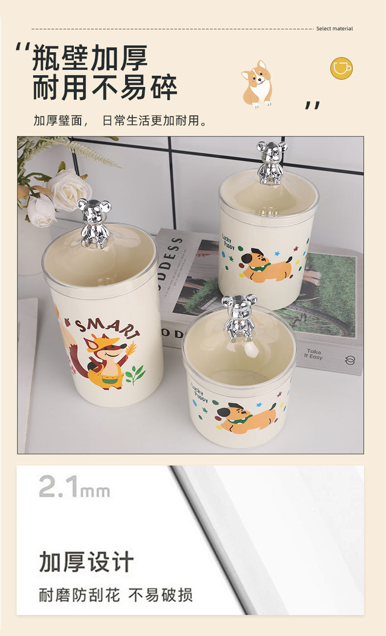 欧式印花跨境家居储物罐摆件器皿餐桌摆件婚庆餐桌收纳糖果罐详情7