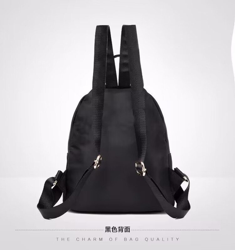 迪丽热巴同款双肩包新款女包韩版防水尼龙背包时尚学院风双肩详情7