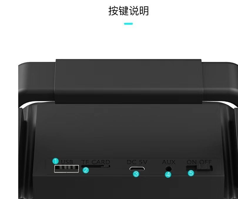 蓝牙音响户外便携式手提广场舞音箱K歌插卡U盘低音炮家用跨境批发详情16
