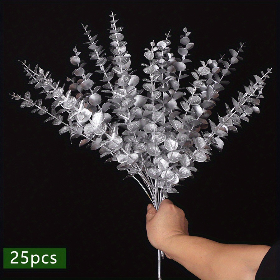 仿真发财果红果浆果银杏叶金色年宵花尤加利diy插花装饰摄影道具详情4