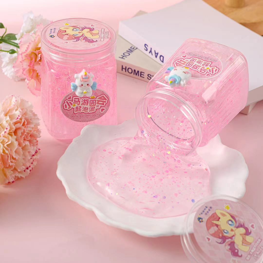 起泡胶炫彩女孩发泄减压抱抱奶 假 水 儿童小玩具拉伸性强史莱姆批发详情10