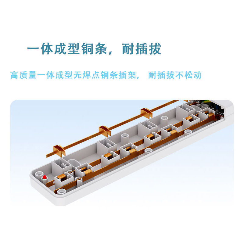 英式排插防雷款带USB插孔3米延长线英规英国香港马来西亚沙特适用详情3