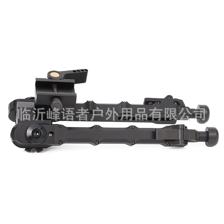 跨境黑色伸缩V9连体Bipod V9脚架黑色铝合金材质M-LOK V9竹节脚架详情13