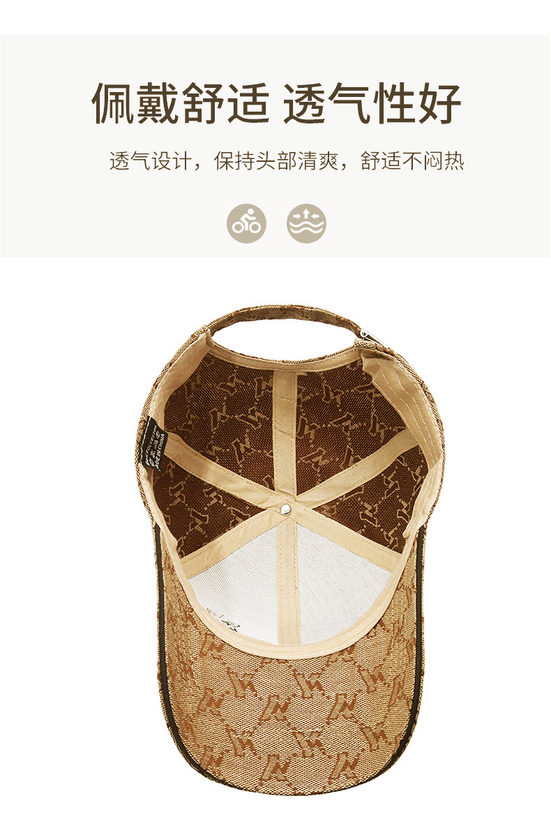 New style baseball cap with embroidered letters, sun hat, outdoor versatile hat, fashionable style, essential travel hat pic 19